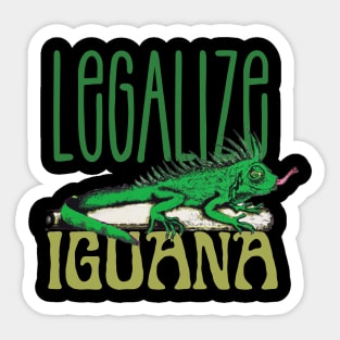 Funny Iguana saying, Iguana artwork, Iguana lovers Sticker